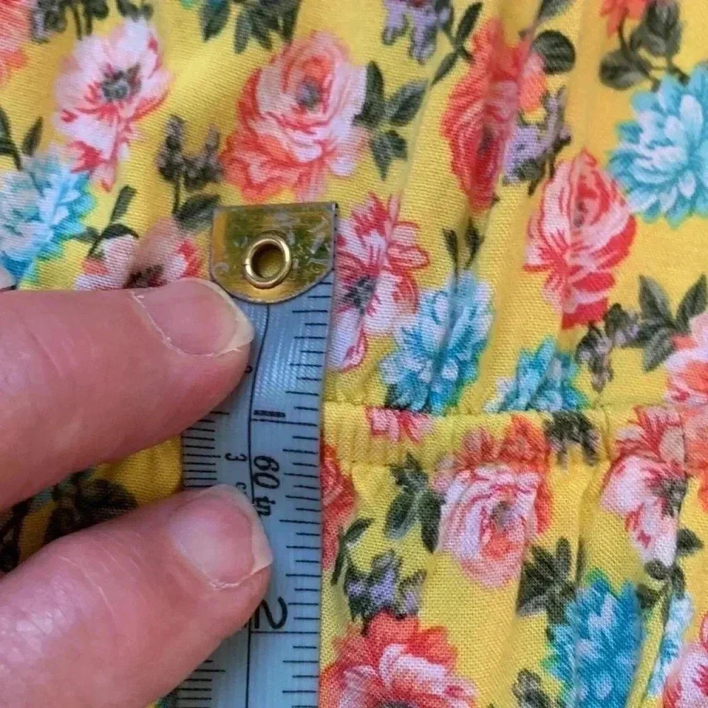 paper doll off the shoulder romper w long open skirt, bright colours,lightweight - Picture 7 of 7